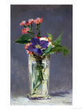 Carnations and Clematis in a Crystal Vase  1882