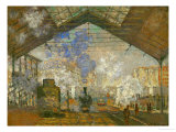 La Gare Saint Lazare  1877