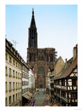 Notre Dame Cathedral  Strasbourg  Begun in Romanesque Style in 1015  Gothic Building  1176-1439