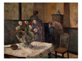 Still Life with Flowers  Interior of the Artist's Apartment  Rue Carcel  Paris