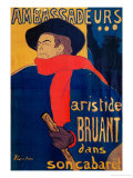 Aristide Bruant  Singer and Composer  at Les Ambassadeurs on the Champs Elysees  Paris  1892