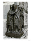 The Tetrarchs  Two Statues Each of Augustus and Caesar Embracing