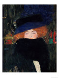 Lady with Hat and Feather Boa  1909