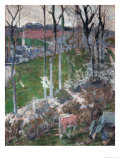 Winter  a Young Breton Adjusts His Clogs  1888