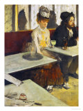 Dans Un Cafe or L'Absinthe  Ellen Andree and Marcellin Desboutin  Around 1875-1876