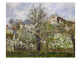 Trees and Flowers  Spring at Pontoise  1877