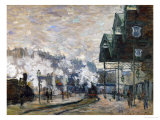 Gare St Lazare  the Western Docks  1877
