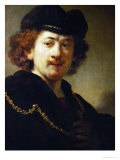 Portrait of the Artist with Cap and Gold Chain  1633