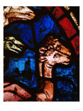Animals Leave Noah's Ark  Stained Glass Window  from the Noah-Window