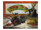 Still-Life with Fruits and Fan  circa 1888