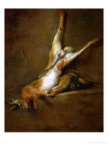 Dead Hare with Poweder Flask and Game-Bag  1730