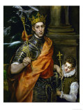 Saint Louis  King of France  and a Pageboy