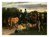 The Peasants of Flagey Returning from the Fair  1855