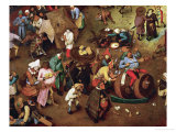 Fight Between Carnival and Lent  Detail  1559