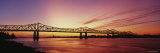 Bridge Across a River  Mississippi River  Natchez  Mississippi  USA
