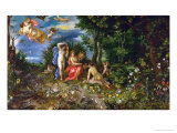 Ceres and the Four Elements  Personages by H Van Balen  1604