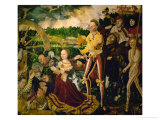 Saint Catherine's Altar  Triptych on Lime Wood (1506)