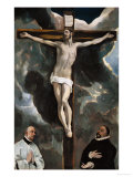 Crucifixion with Two Donors