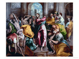 Christ Driving the Moneylenders from the Temple  1600