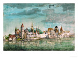 Innsbruck Seen Across the River Inn  1495
