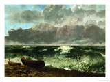 Stormy Sea (The Wave)  1870