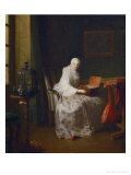 A Serinette (Bird-Organ); Lady with a Variety of Amusements