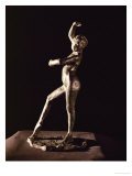 Dancer in Fourth Position on Her Left Leg  Bronze