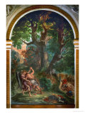 Jacob Wrestling with the Angel  1850