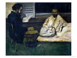 Paul Alexis (Secretary to Zola)  Reading to Emile Zola  1869-1870