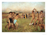 Young Spartans Exercising  Around 1860  Reworked Until 1880