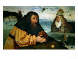 The Temptation of St Anthony Abbot  the Head of an Abbess Sits Atop a Whorehouse