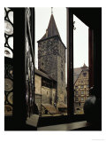 View from Albrecht Duerer's House in Nuernberg  Germany