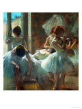 Dancers at Rest  1884-1885