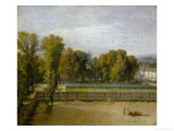View of the Jardin Du Luxembourg  Paris
