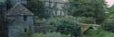 Garden in Front of a Castle  Beverston Castle  Gloucestershire  England