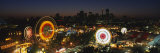 Ferris Wheels Lit Up at Night  Calgary Stampede  Calgary  Alberta  Canada