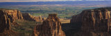 Grand Junction  Grand Valley  Colorado National Monument  Colorado  USA
