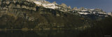 Lake on Mountainside  Lake Walensee  Zurich  Canton of Zurich  Switzerland