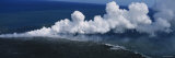 Smoke Erupting from a Volcano  Hawaii Volcanoes National Park  Hawaii  USA