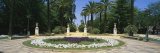 Flowers in a Garden  Murillo Gardens  Seville  Spain