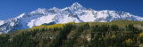 Snowcapped Mountains on a Landscape  Blanca Peak  Mt Lindsey  San Luis Valley  Colorado  USA