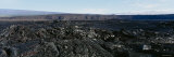 Rock Formation on a Volcanic Landscape  Hawaii Volcanoes National Park  Hawaii  USA
