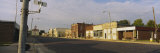 Empty Road Passing through a Town  Cottonwood Falls  Kansas  USA