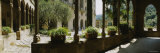 Porch of a Building  Montserrat  Barcelona  Catalonia  Spain