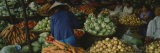 Customer Buying Vegetables in a Vegetable Market  Hue  Vietnam