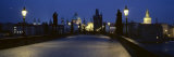 Street Light on a Bridge  Charles Bridge  Prague  Czech Republic