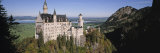 Castle on a Mountain  Bavaria  Germany