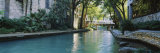 Bridge Across a River  San Antonio River Walk  San Antonio  Texas  USA