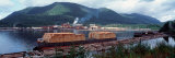 Barge at a Lumber Mill on a Lake  Ketchikan  Alaska  USA