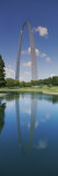 Reflection of an Arch Structure in a River  Gateway Arch  St Louis  Missouri  USA
